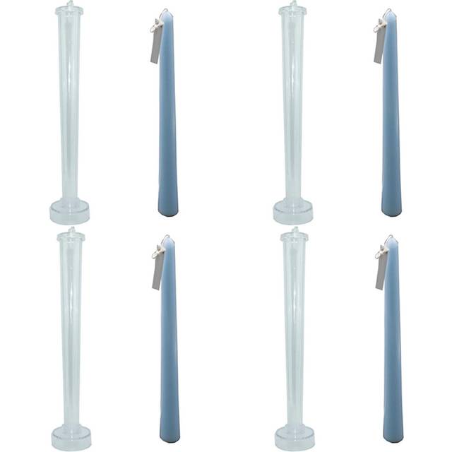 4X Candle Molds for Making Candles Classic Tall Taper Mold