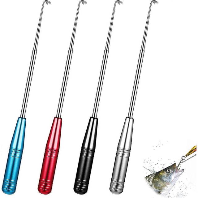 (As show, One size) 4 Pieces Fishing Hook Quick Release Quick Hook Remover Fish Hook Separator Fish Hook Removal Tool