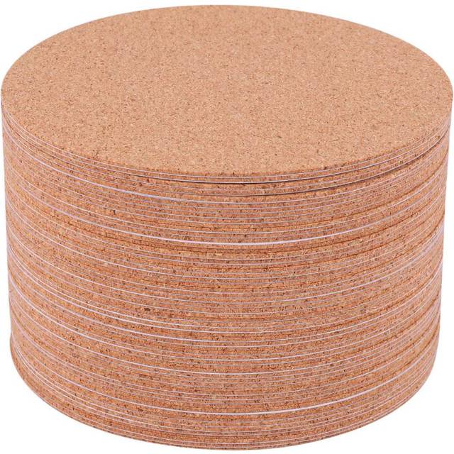 Self-Adhesive Cork Coasters,Cork Mats Cork Backing Sheets for Coasters and Supplies