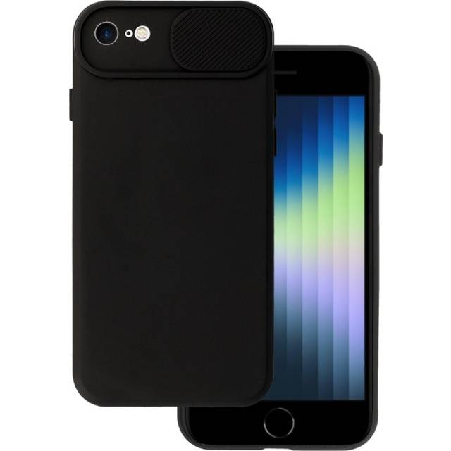 iPhone SE 2020 Skal - Svart Med Linsskydd