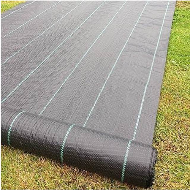 2m x 50m Heavy Duty Weed Control Fabric 100g X2