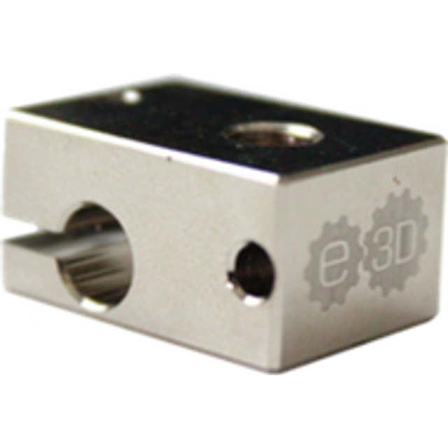 E3D V6 Plated Copper Heater Block - 1 pc
