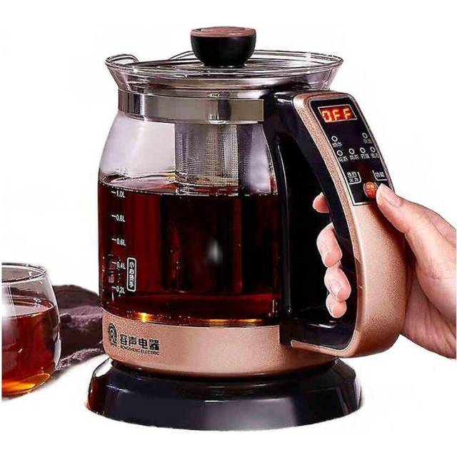 Lcd Automatic Electric Kettle Water Carafe Health Pot Thick Glass Water |electric Kettles