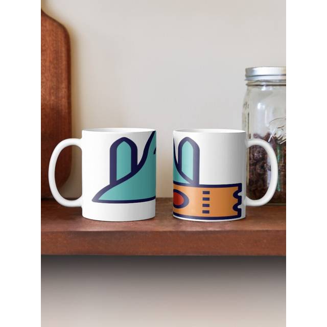 (space ticket-10012) Coffee Mugs 11oz Retro Anime Cartoon Kawaii y2k 80s Trendy Flower T-shirt Ceramic Mug Cute Novelty Christmas Gifts
