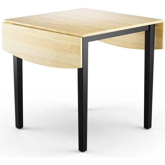 Folding Dining Table Drop Leaf Tables Home Wood Kitchen Table with Foot Pad