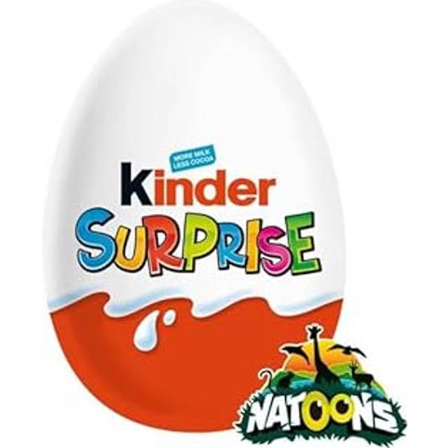 Kinder Surprise Chocolate Easter Egg Natoons 20g Pack Of 12 For Easter