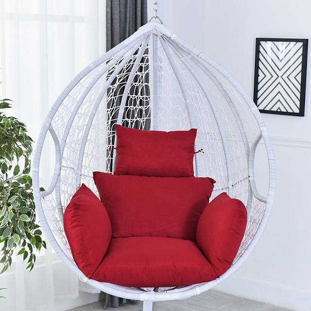 (Wine Red) Hammock Seat Cushion Hanging Swing Seat Pad Chair Bed Back Pad Chair Pillow Home Office Furniture Decorations