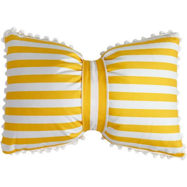 (F) Polka Dot Throw Pillow Covers, Soft Stripe Bow Velvet Pillow Cases, Decorative Cushion Cover for Sofa Bedroom Home Decor