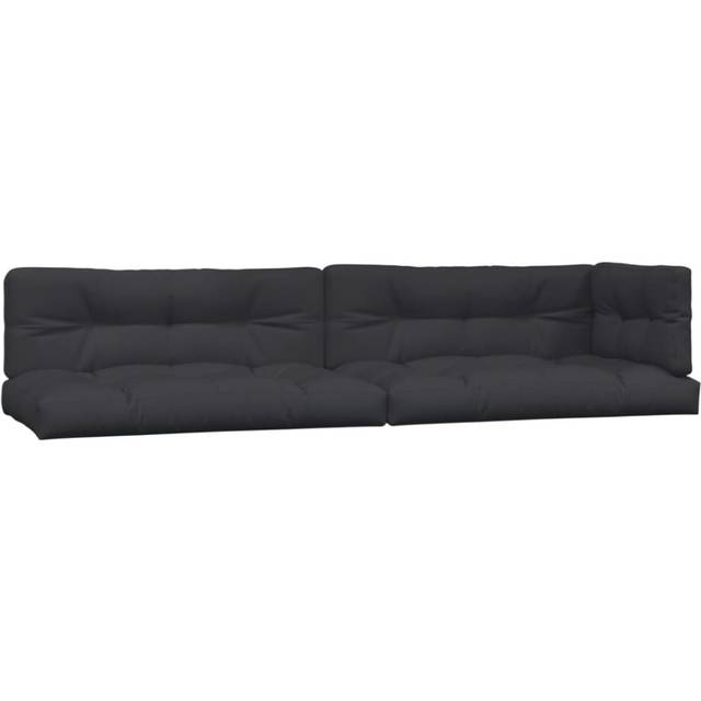(black) vidaXL Pallet Cushions Sofa Cushion Seat Pad Chair Cushion Fabric