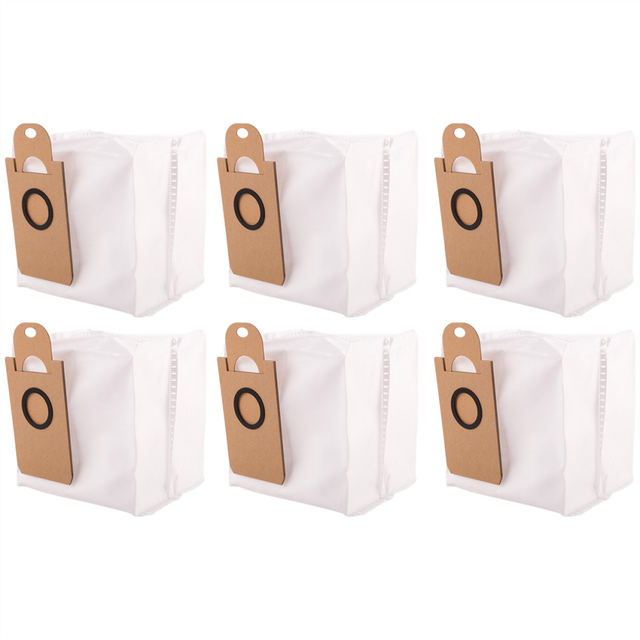 6Pcs Dust Bags Kit for Q11 Robot Household Replace Replacement Vacuum Cleaner Sweeper Cleaning Bag