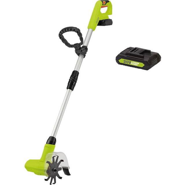 Garden Gear Cordless Tiller 20V - Green - 87 x 21.5 x 14.5cm
