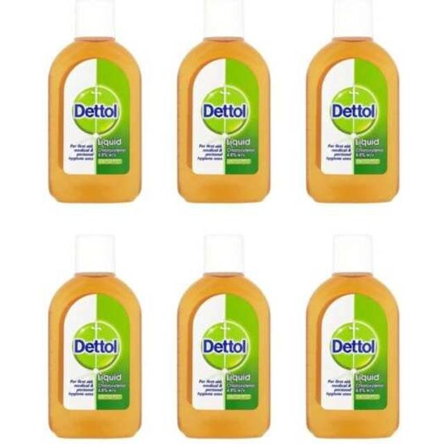 Dettol Original Antiseptic Disinfectant Liquid (250ml) (Pack of 6)