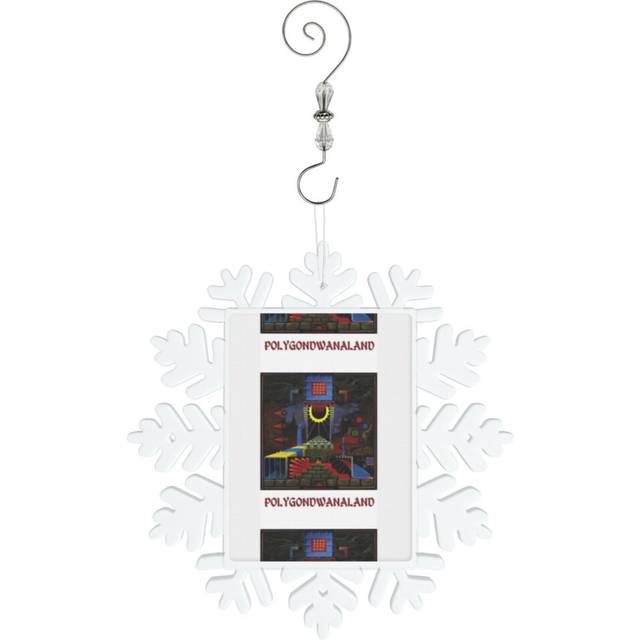 (King Gizzard And The Lizard Wizard Polygondwanaland 2021=9930) Christmas Ornament Snowflake Tree Decoration Car Hanging Charm Gift with Hook Keepsake