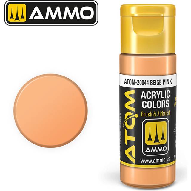 ATOM COLOR Beige Pink 20ml Model Paint Ammo by Mig 20044