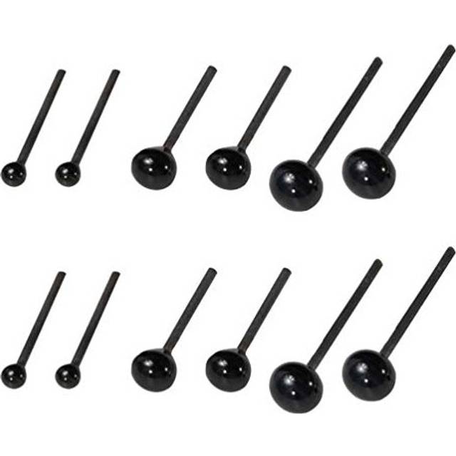 SUPVOX Glass Safety Eyes for Doll Teddy Puppet Stuffed Animals Toys Making (Size 2mm+3mm+4mm, 50 Pairs for Each Size)