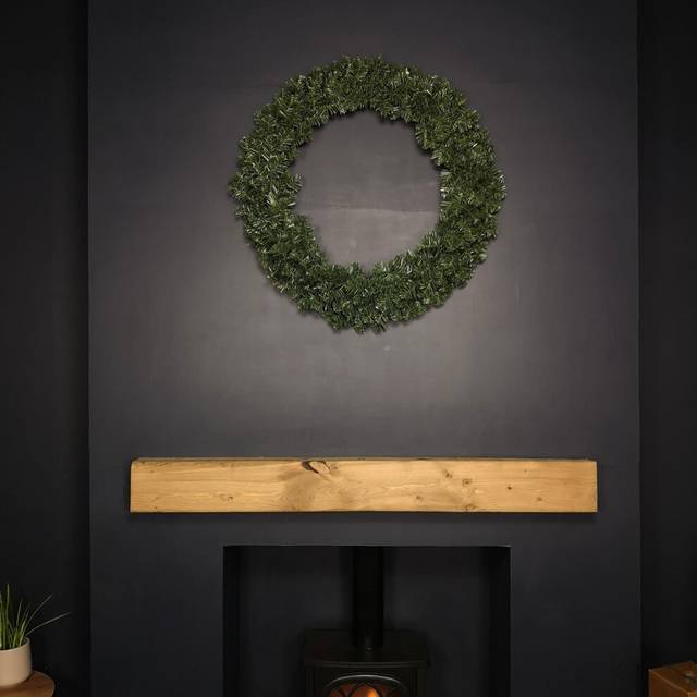90cm Imperial Pine Luxury Christmas Wreath in Plain Green