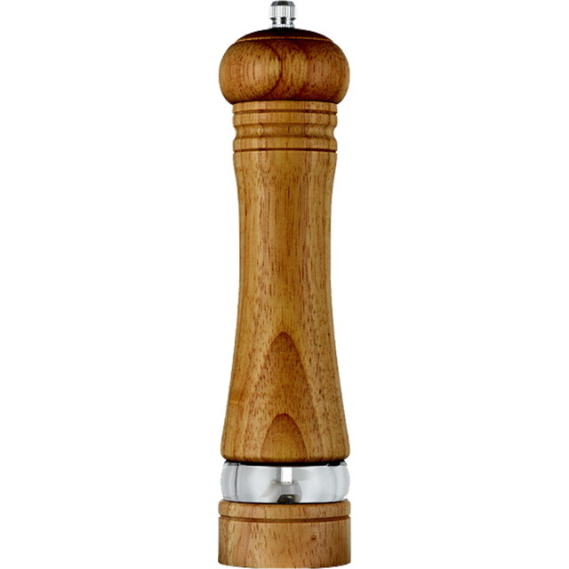 Wood Salt and Pepper Grinder Mills Sets, Classic Manual Salt Grinder Refillable Pepper Mill Sets (8inch)