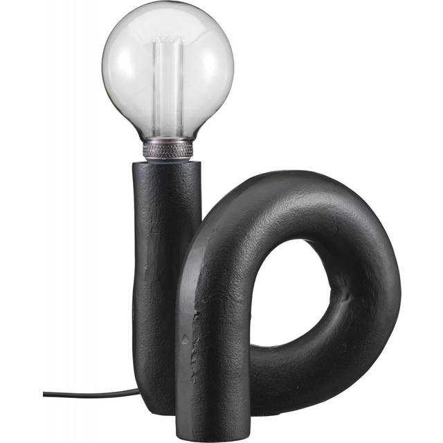 Notice Swirl Bordslampa 30cm E27 LED Smoke Råsvart