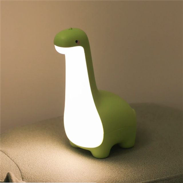 Dinosaur Night Light Children Eye Protection Bedside Timing Lamp