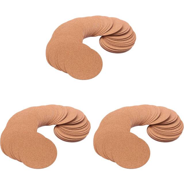 Self-Adhesive Cork Coasters,Cork Mats Cork Backing Sheets for Coasters and DIY Crafts Supplies (180 Pcs, Round)