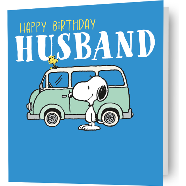 Peanuts Snoopy 'Husband' Birthday Card