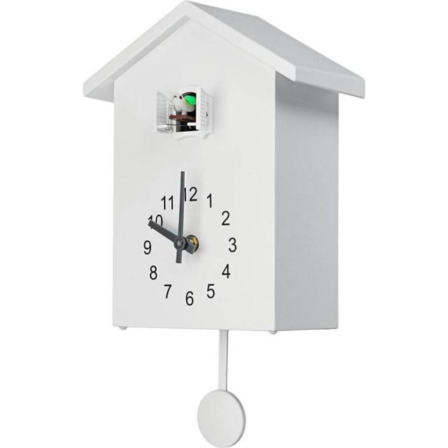 (white) Cuckoo Quartz Wall Clock Modern Bird Home Living Room Hanging Watch Horologe Clocks Timer Office Home Decoration Gifts