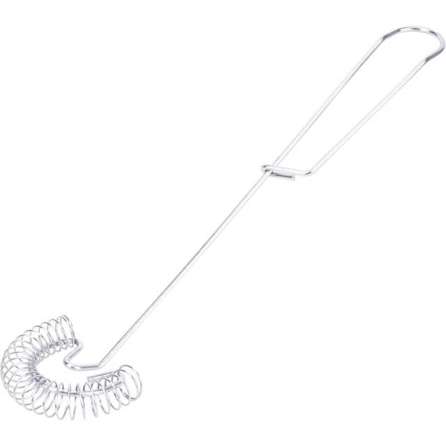 2 Pieces Whisk Egg Small Whisk Whipper Stainless Steel Egg Whisk Flat Spring Coil Whisk Egg Frother, Milk and Egg Beater