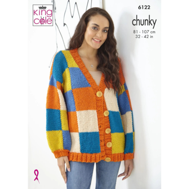 Cardigans in King Cole Big Value Chunky (6122)