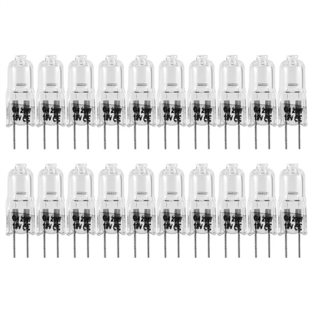 20 Pcs G4 Halogen Bulbs,20W 12V Halogen Light Bulbs