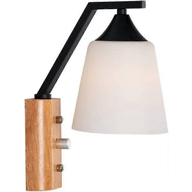 (As show, One size) Creative Wall Sconce Lighting Wall Washer Light Modern Black Stair Aisle