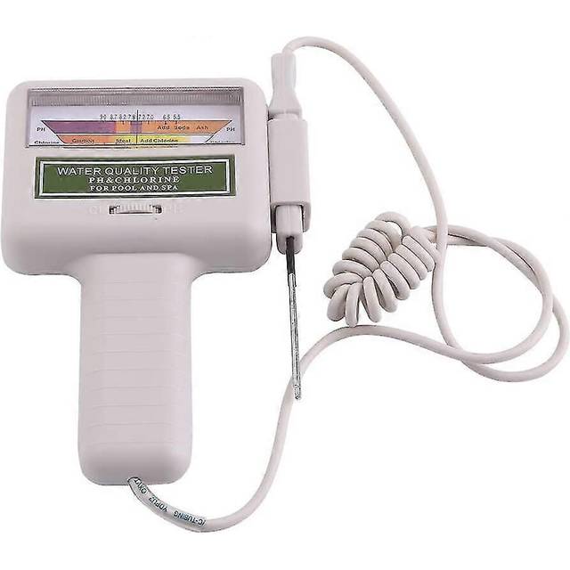 (As show, One size) portable water ph chlorine tester swimming pool quality spa level meter analysis measurement monitor detector check test kit