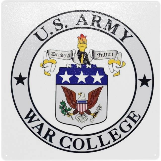 "(United States Army War College (USAWC) Logo=3368) Metal Tin Sign 12x12"" Wall DÃ©cor Cafe Bar Beer Pub Signs Christmas Gift"