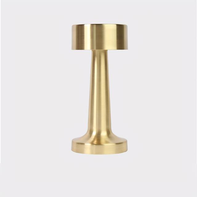 (Golden) Retro Table Lamp Metal Touch Bar Coffee Table Restaurant Vintage Decoration Night Light
