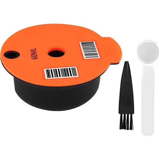Reusable Coffee Capsules Compatible with -S Machines Refillable Coffee Pods with Coffee Filter 60ml