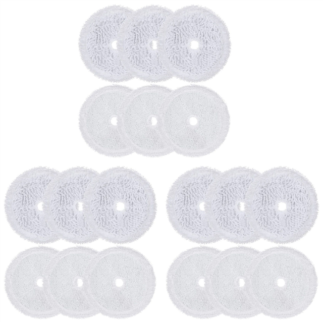 9x Reusable Replacement Mop Pads Compatible for 3115 Hard Floor Expert Wet and Dry Robot Vacuum