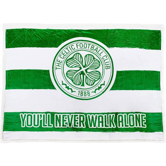 Celtic FC You'll Never Walk Alone Sherpa Fleece Blanket