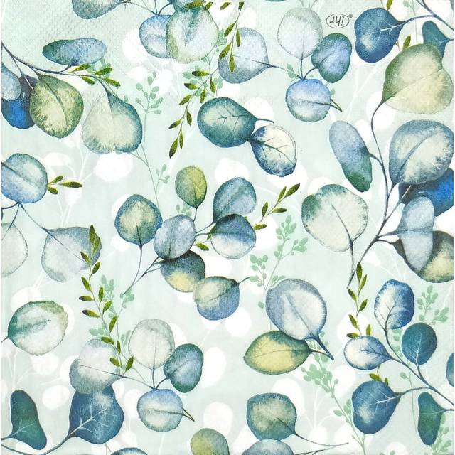 Marimekko Napkin Old Eucalyptus Allover light green