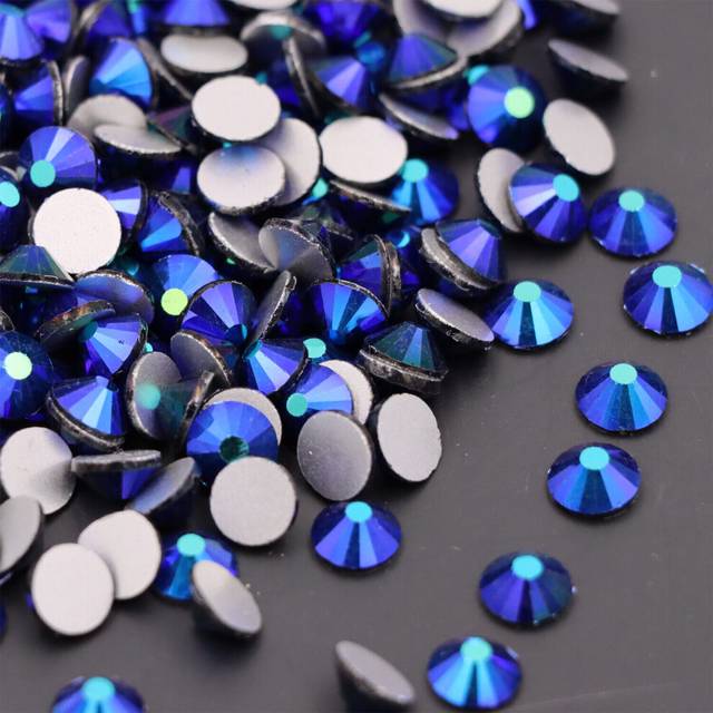 Crystal Clear No hotfix Flatback Rhinestones Glass Stone 3d Nail Art Decorations