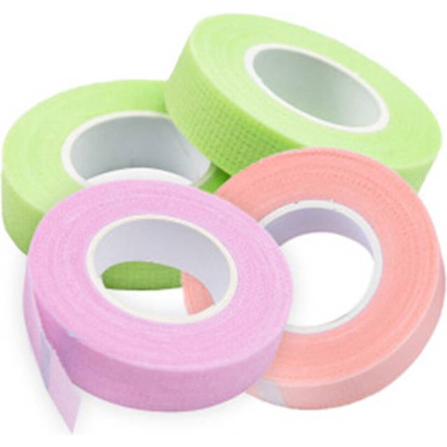 5 Rolls Eyelash Extension Tape Adhesive Breathable Fabric Tape,Purple
