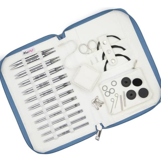 KnitPro Knitting Pins Circular Interchangeable Normal Nova Metal Regal Set