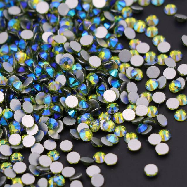 Crystal Clear No hotfix Flatback Rhinestones Glass Stone 3d Nail Art Decorations