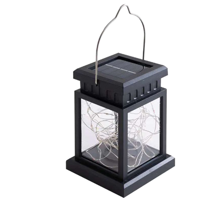 Solar Tent Light Outdoor Four Colors Yard Garden LED Lawn Lamp