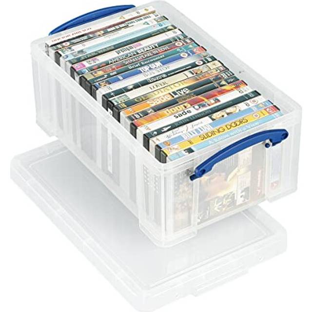 Really Useful Plastic Storage Box 9 Litre Clear