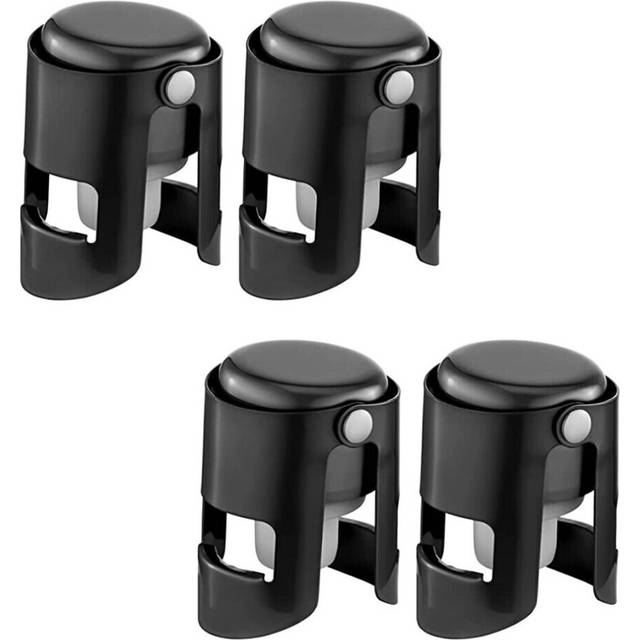 4 Pack Champagne Stopper Bottle Cap Stopper for Champagne Vacuum Sealed Wine Bottle Stopper