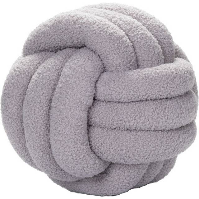 (Light Grey) Knot Pillow Ball Round Throw Pillows Home Decor Cushion Decorative Aesthetic Throw Pillows