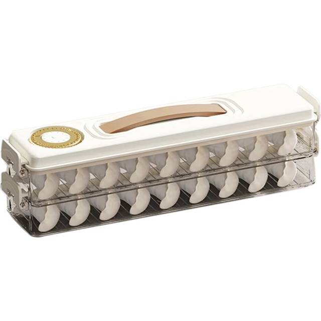 Airtight Food Storage Container-Stackable Dumpling & Cookie Carrier B