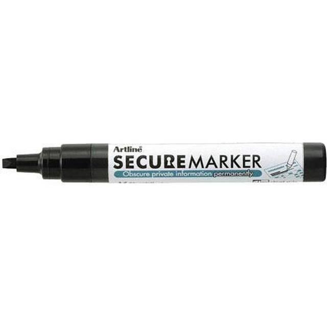 artline Secure Marker 4.mm Chisel EKSC-4,Black