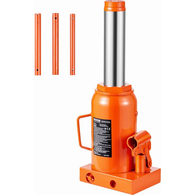 VEVOR Hydraulic Bottle Jack 30 Ton Manual High Lift Automotive Car Repair Shop