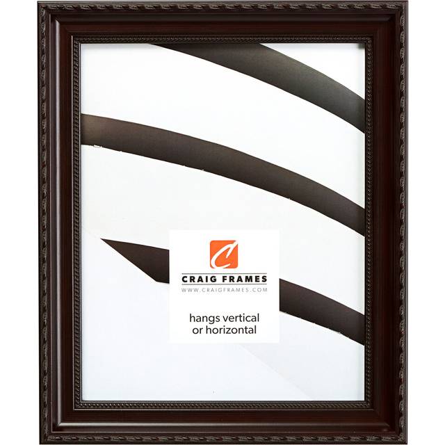 Craig Frames Annesbury  8x12 Picture Frame  Dark Walnut