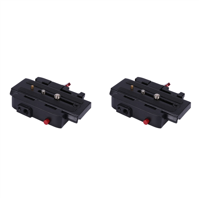2X Quick Release Plate for 577 501 500AH 701HDV Aluminum Camera Tripod Clamp